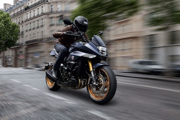 Der Suzuki Katana auf der Strasse