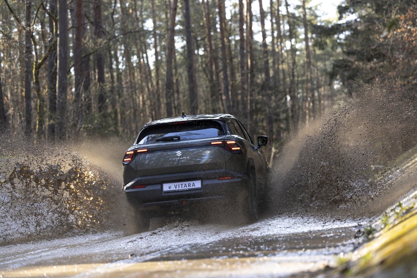 New e Vitara von Hinten