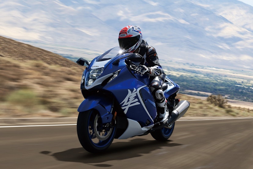 Suzuki Hayabusa in Fahrt