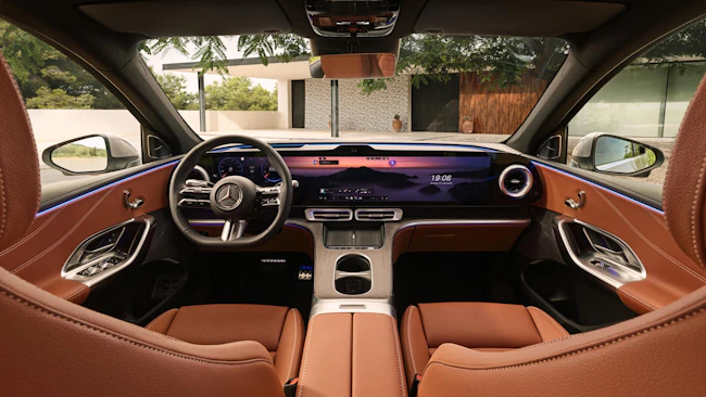Interieur des Mercedes Benz GLC