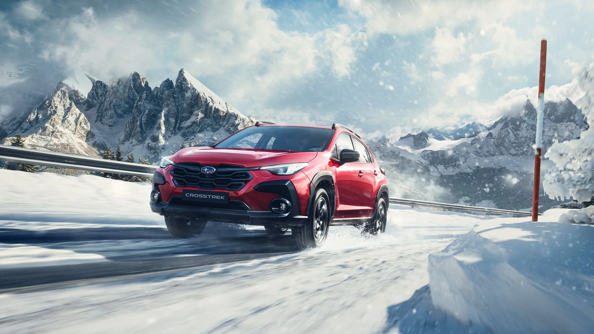 Subaru Crosstrek im Schnee