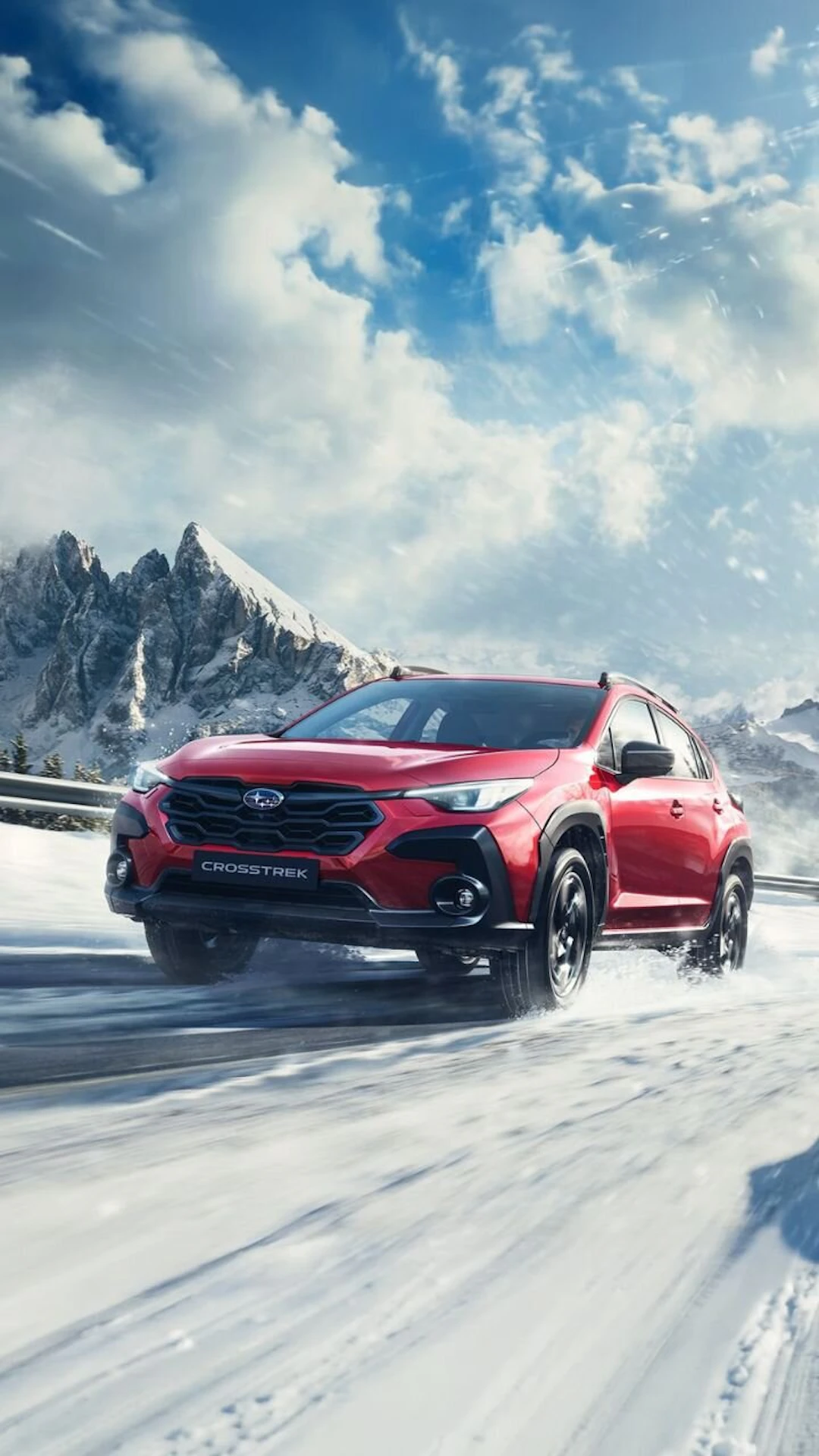 Subaru Crosstrek im Schnee