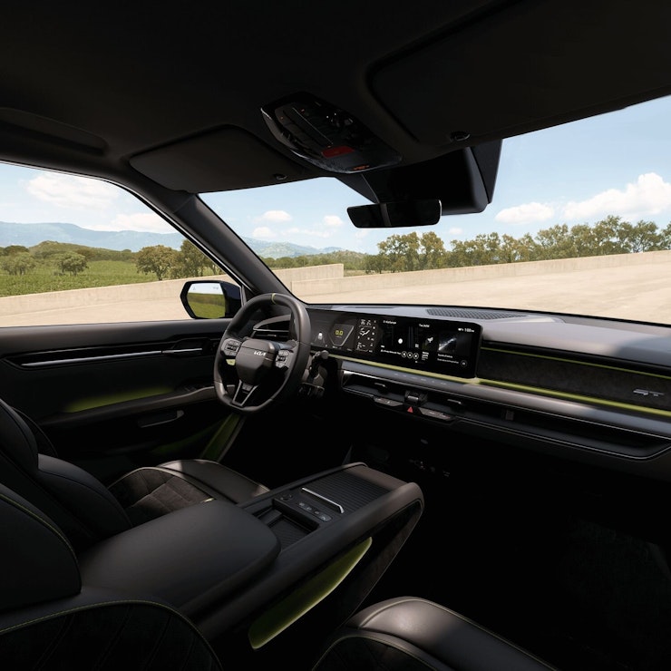 Cockpit des Kia EV9 GT