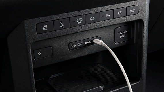 Mittelkonsole des New Kia PV5