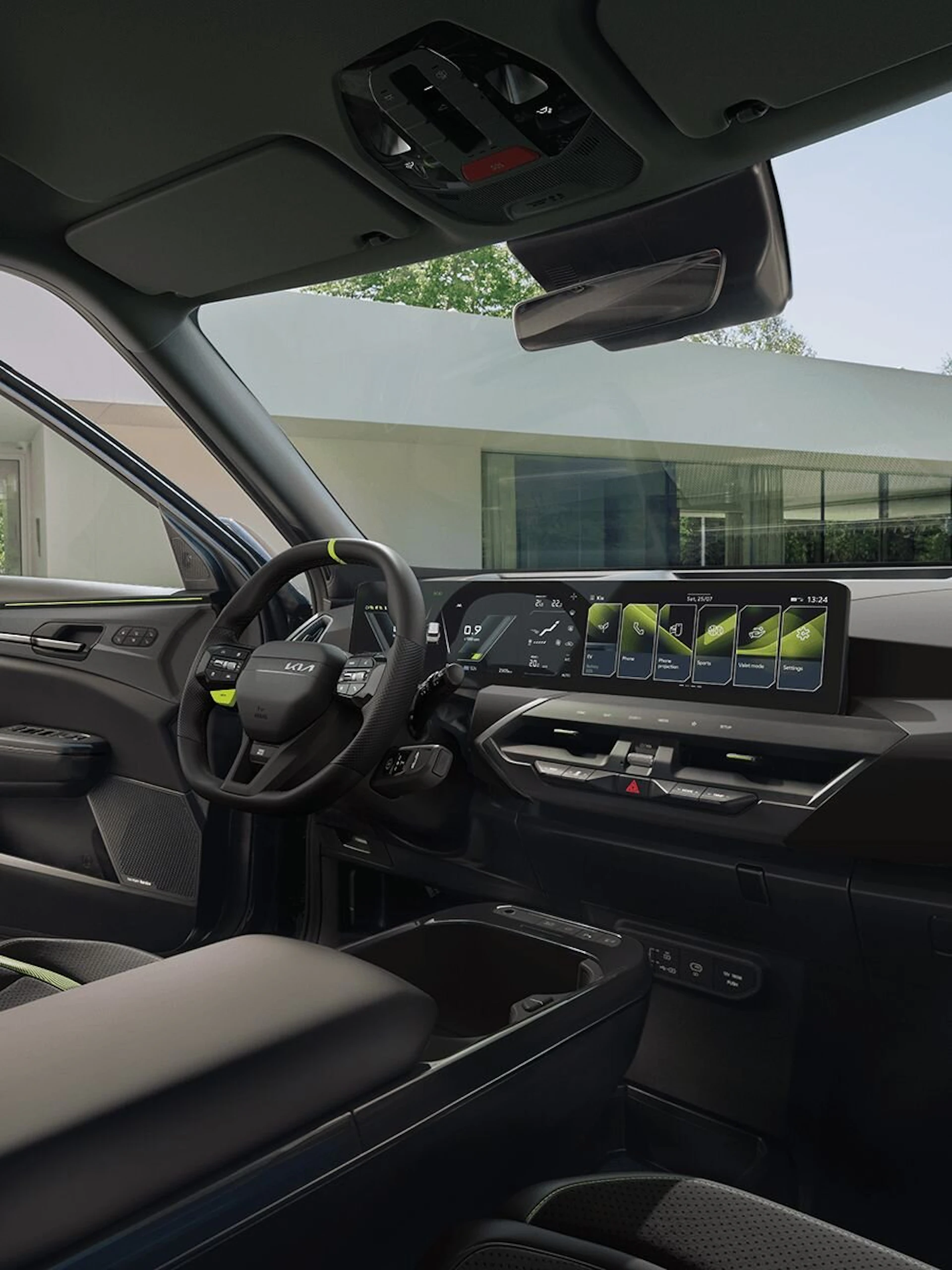 Interieur des Kia EV5 GT
