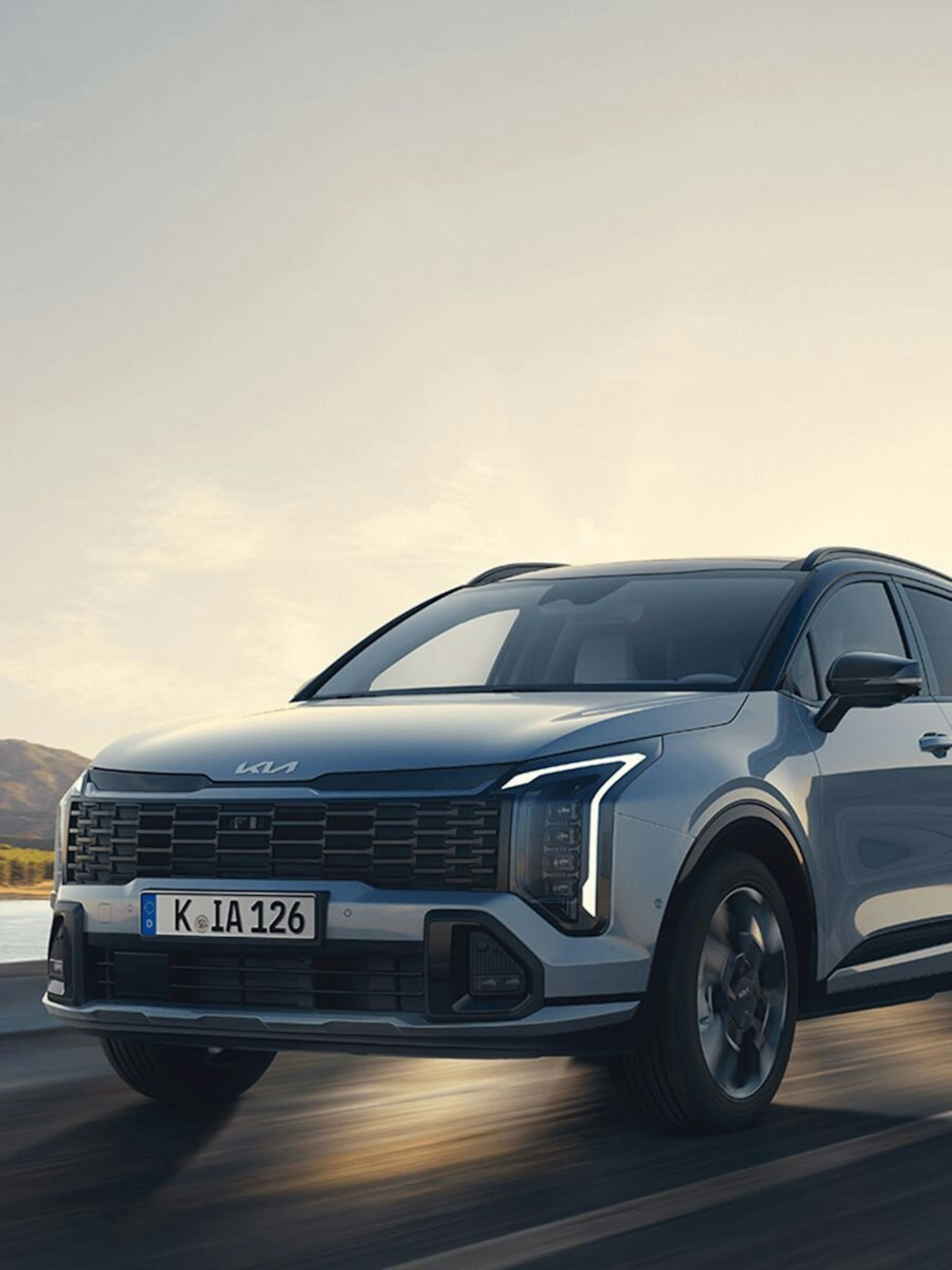 Der neue Kia Sportage auf der Strasse