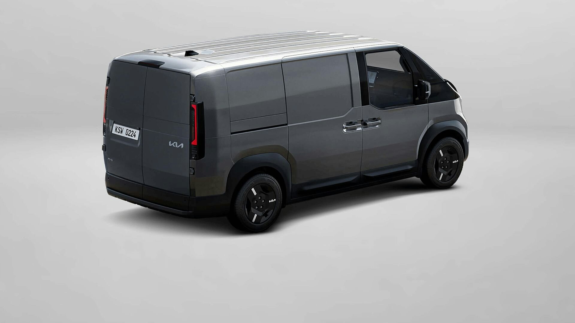 Heckansicht des Kia PV5 Cargo