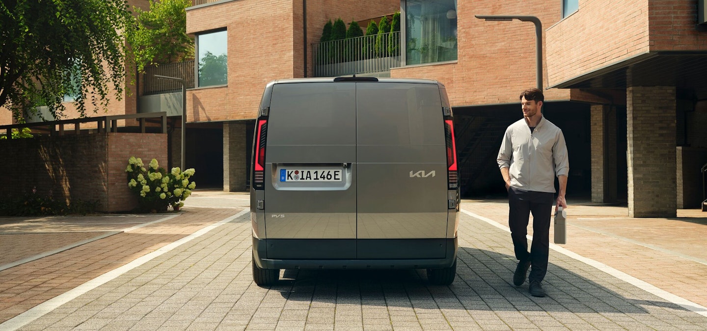 Das Heck des Kia EV6