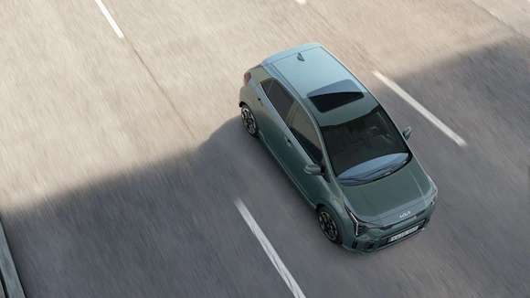 Der neue Kia Picanto auf der Strasse