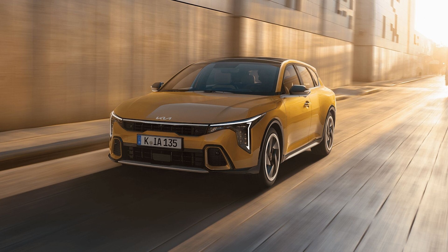 Der Kia K4 bei der Fahrt