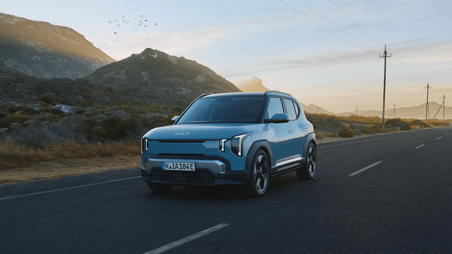 Kia EV2 auf der Strasse