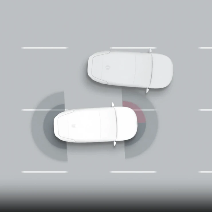 Spurwechselassistent (Blind-Spot Collision-Avoidance Assist, BCA)