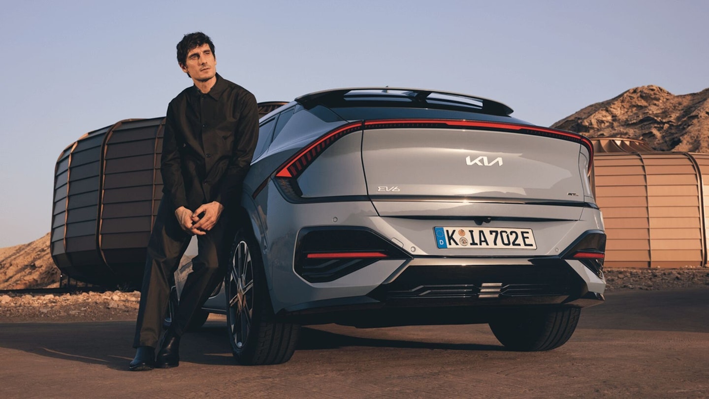 Das Heck des Kia EV6