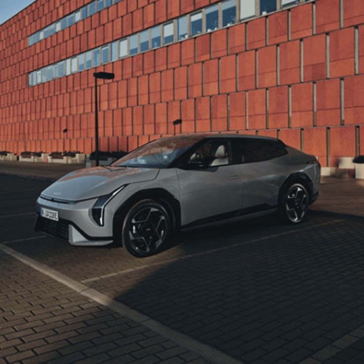 Frontpartie des Kia EV3