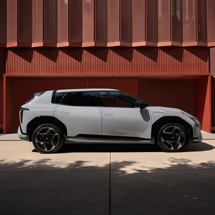 Frontlichter des Kia EV3