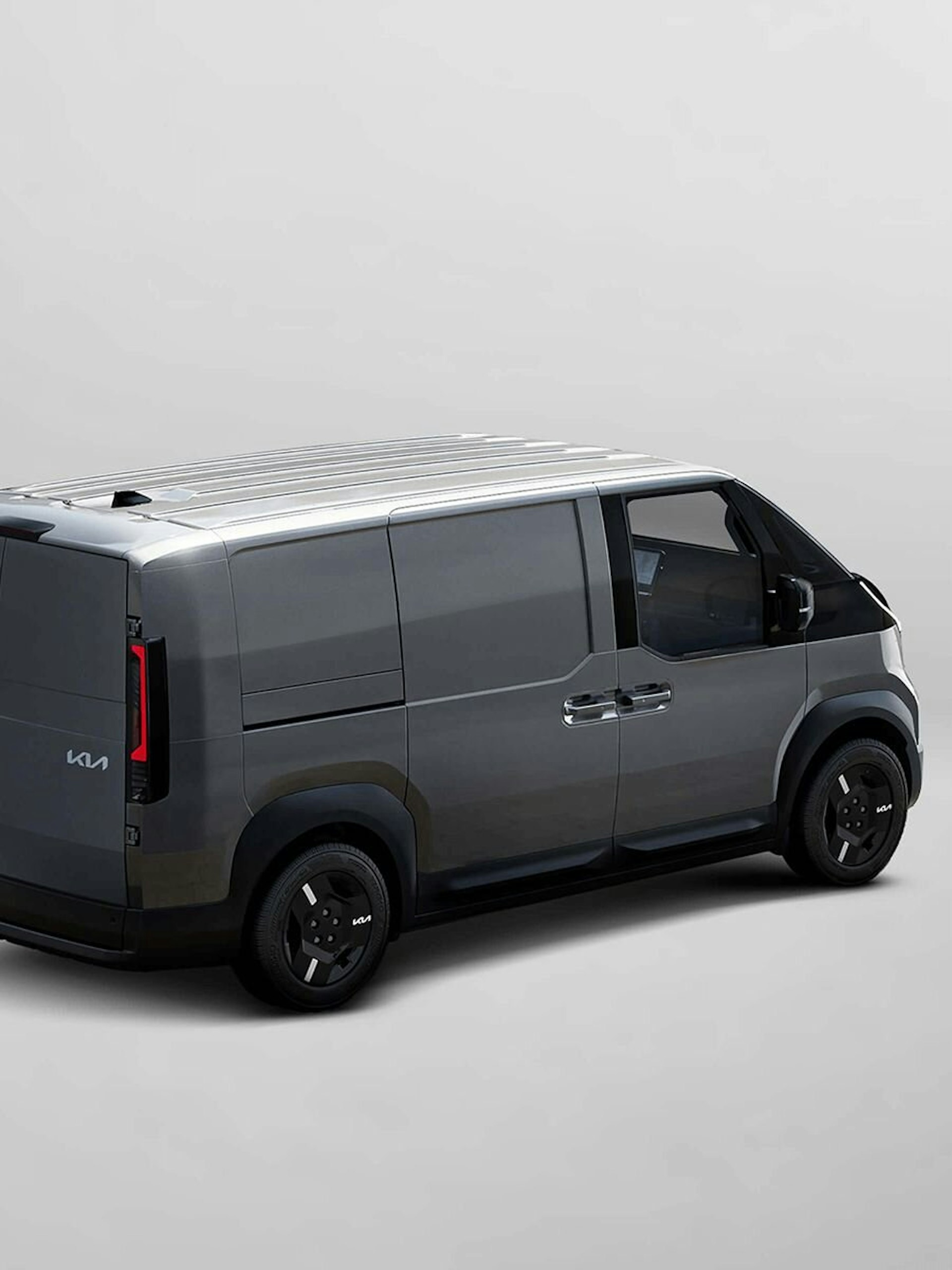 Heckansicht des Kia PV5 Cargo