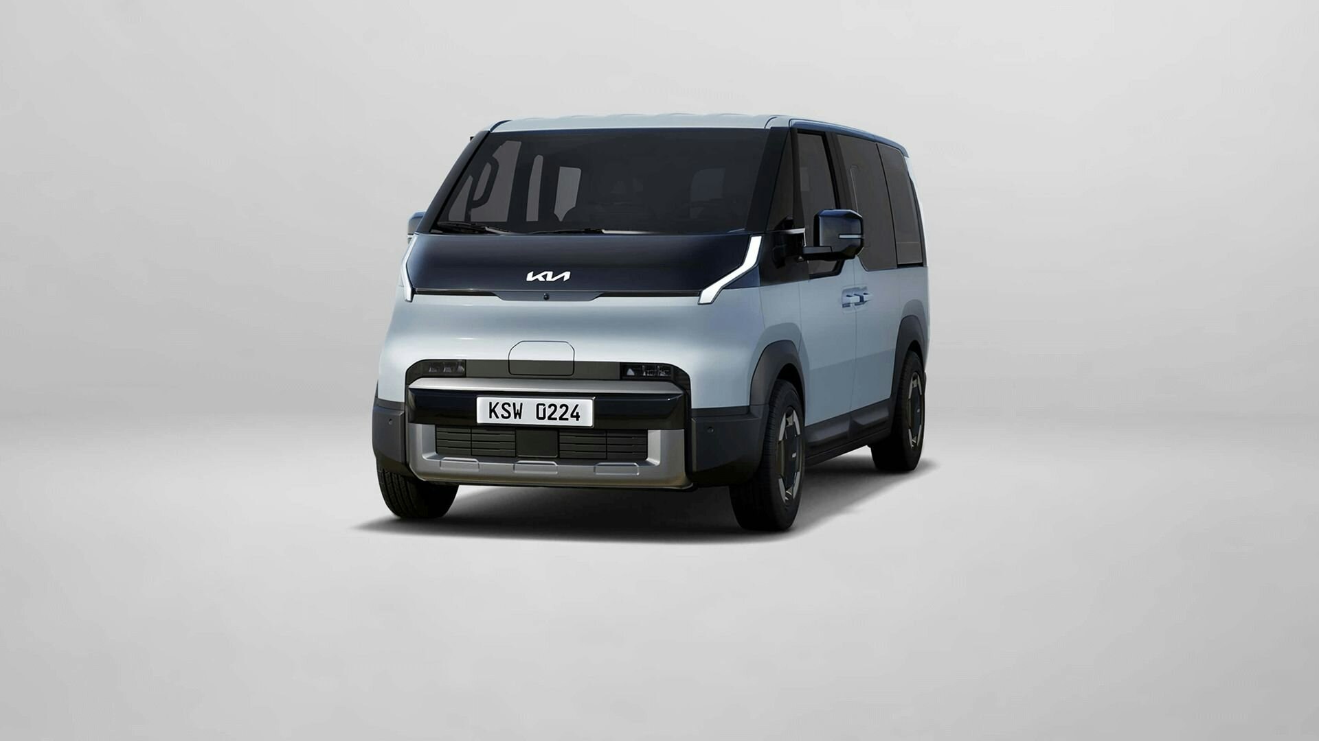 Frontansicht des Kia PV5 Passenger