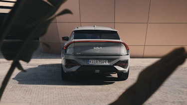 Das Heck des Kia EV6
