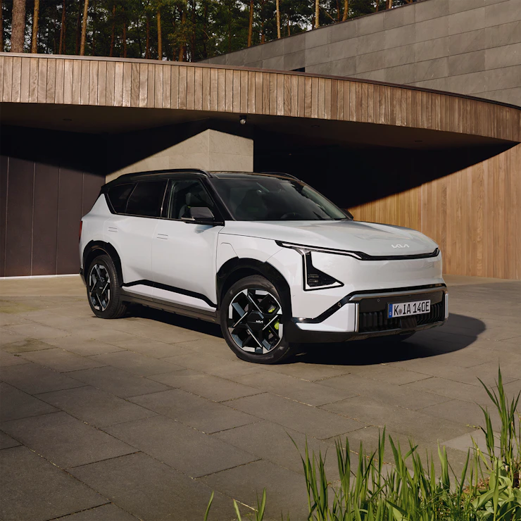 Frontansicht des Kia EV5 GT