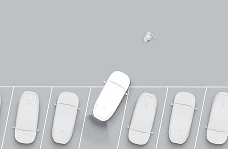 Ferngesteuerter Parkassistent (Remote Smart Park Assist, RSPA)