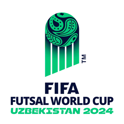 Offizielles Logo der FIFA Futsal-Weltmeisterschaft Usbekistan 2024