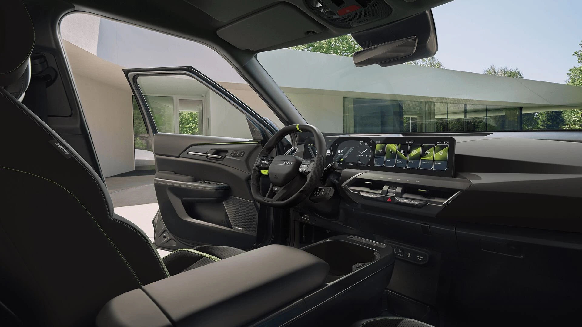 Interieur des Kia EV5 GT