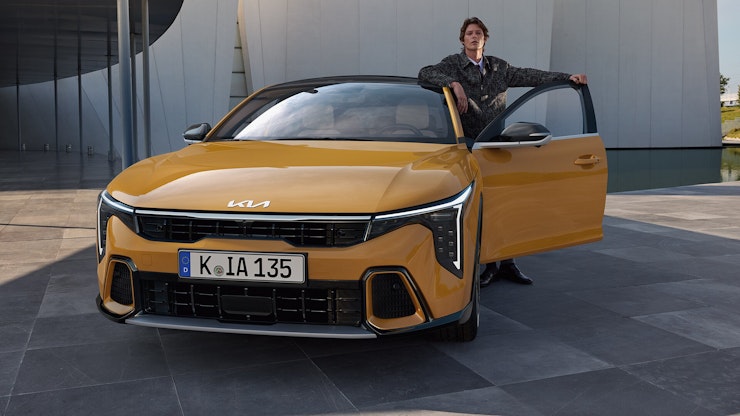 Frontpartie des Kia K4