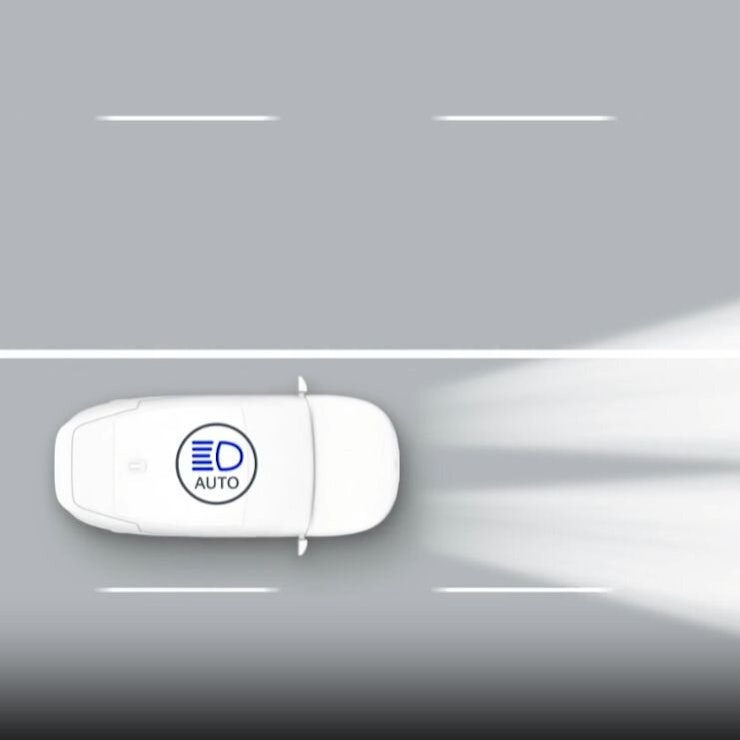 LED-Projektionsscheinwerfer mit intelligentem Frontbeleuchtungssystem