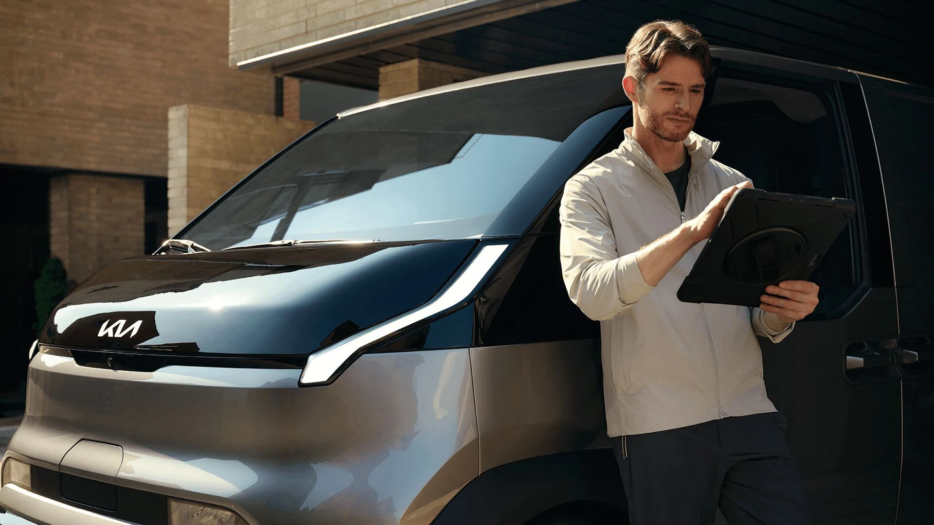 Front des Kia PV5 Cargo