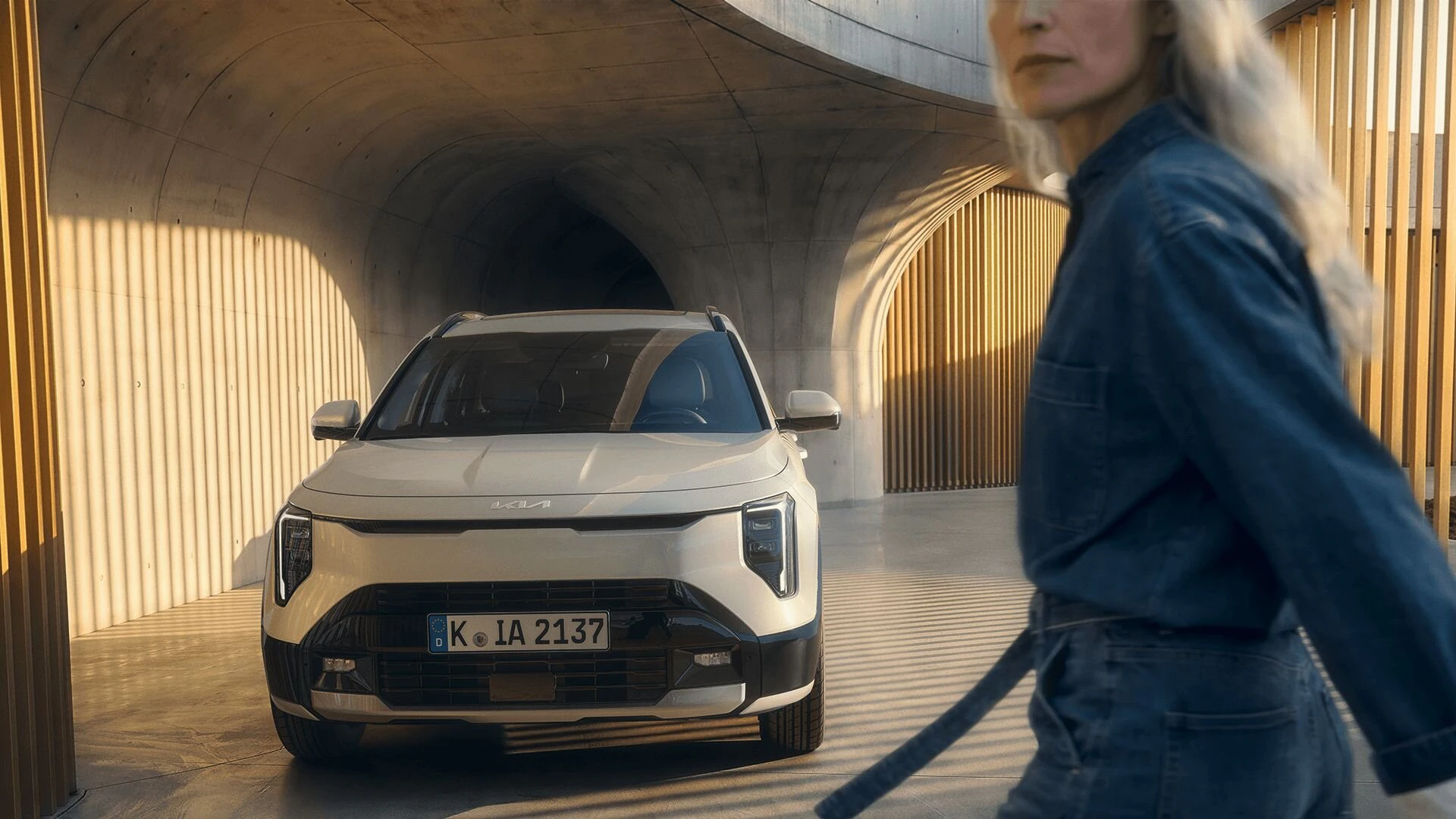 Frontansicht des neuen Kia Niro
