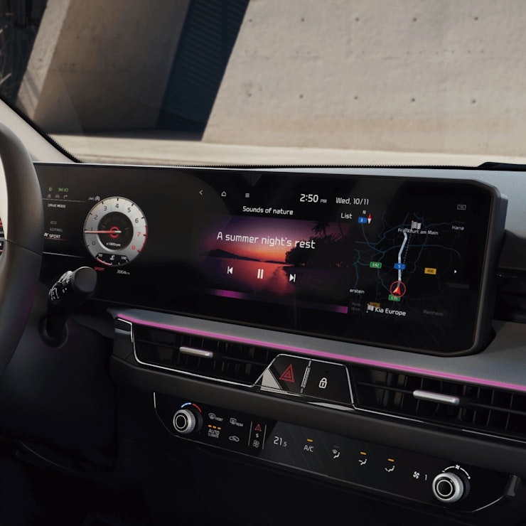 Display des neuen Kia Stonic