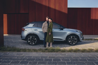 Seitliche Ansicht des New Kia Sportage
