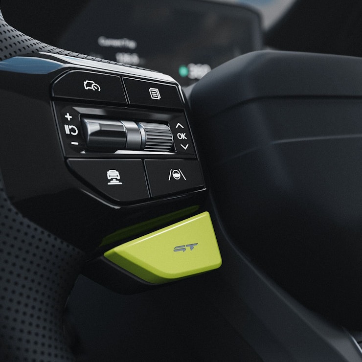 Lenkrad des Kia EV9 GT