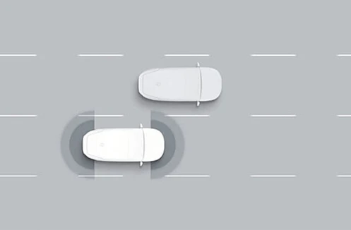 Frontkollisionswarner (Forward Collision-Avoidance Assist 1.5, FCA 1.5)