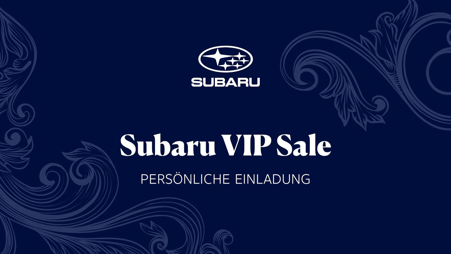 VIP Sale Subaru